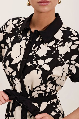 Vestido-camisa - Preto