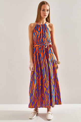 Vestido comprido - Laranja