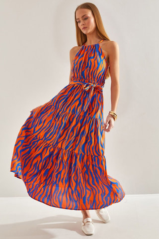 Vestido comprido - Laranja