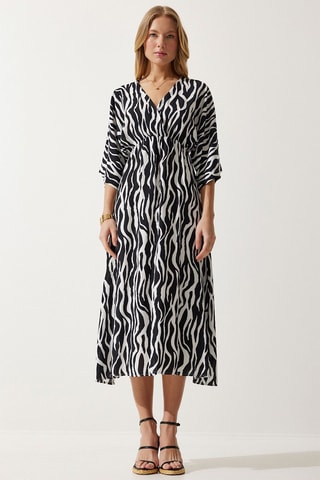 Vestido midi - Preto