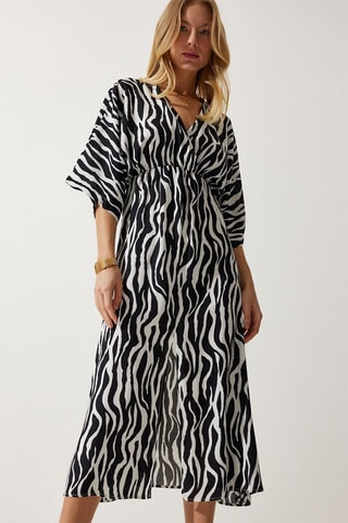 Vestido midi - Preto