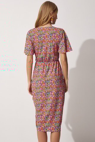 Vestido traçado - Multicolor