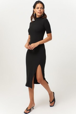 Vestido justo - Preto