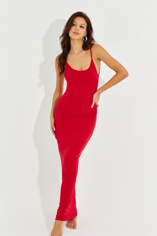 Vestido comprido - Vermelho