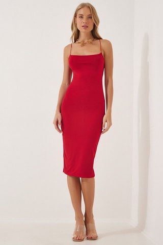 Vestido justo - Vermelho