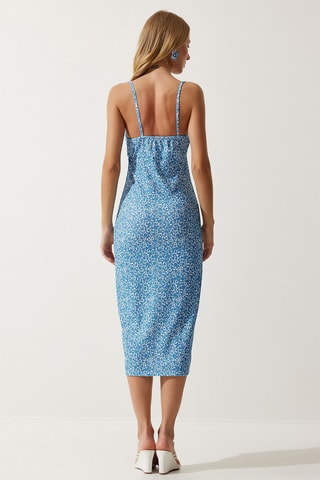 Vestido midi - Azul