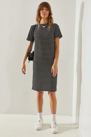 Vestido t-shirt - Preto