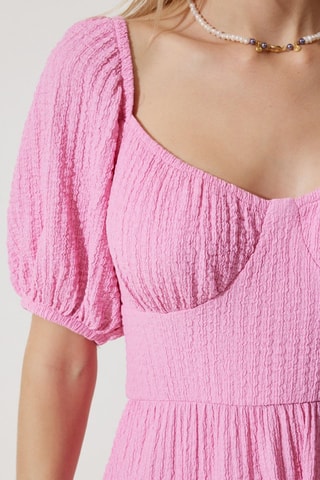 Vestido midi - Rosa