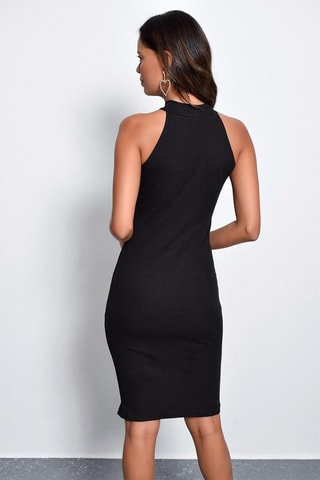 Vestido justo - Preto