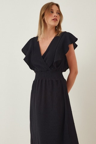 Vestido midi - Preto