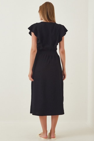 Vestido midi - Preto