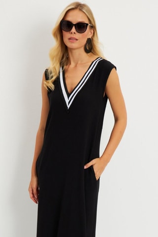 Vestido comprido - Preto