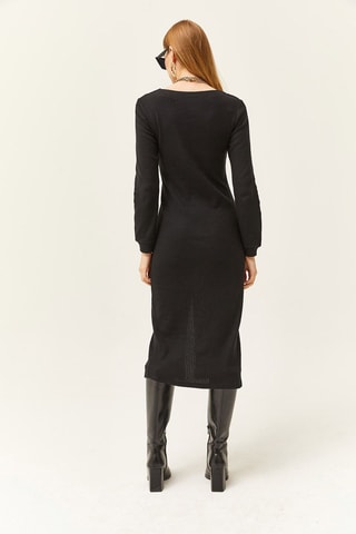 Vestido-camisa - Preto
