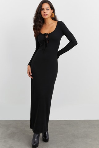 Vestido comprido Preto