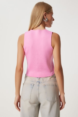 Colete de fato - Rosa