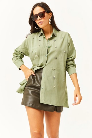 Camisa oversize - Verde