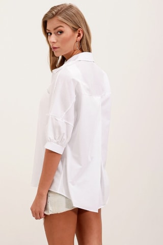 Camisa oversize - Branco