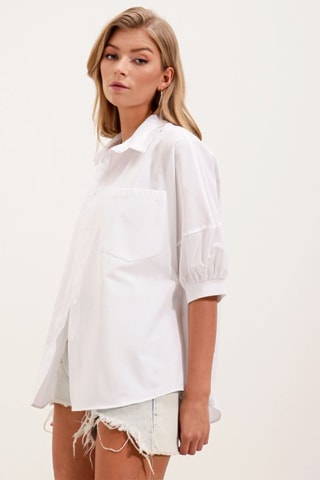 Camisa oversize - Branco