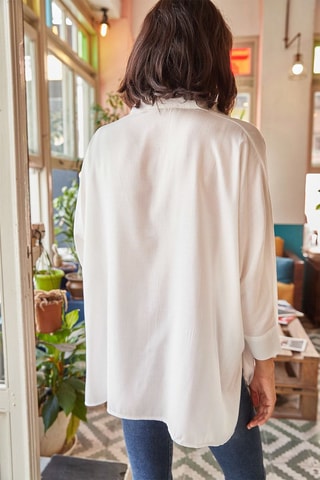Camisa oversize - Branco
