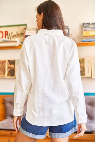 Camisa oversize - Cru