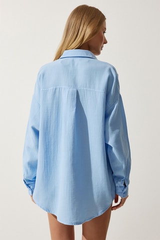 Sobrecamisa - Azul-celeste