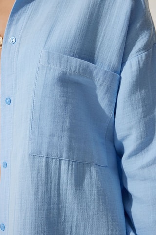 Sobrecamisa - Azul-celeste