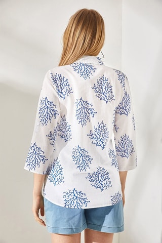 Camisa em linho - Branco
