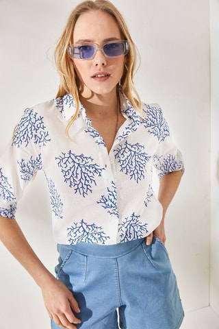 Camisa em linho - Branco