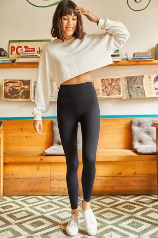 Legging taille haute - Noir