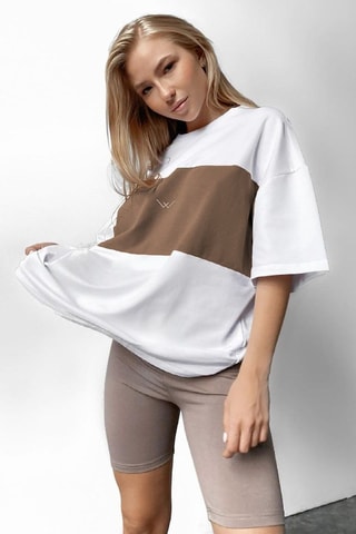 T-shirt oversize - Blanc