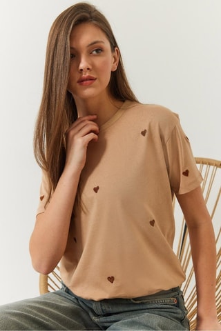 T-shirt - Marron