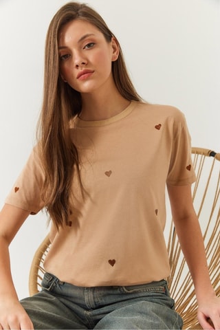T-shirt - Marron