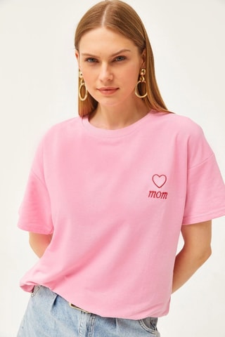 T-shirt oversize - Rosa