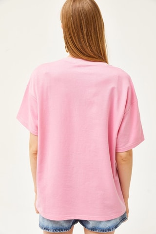 T-shirt oversize - Rosa