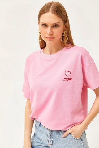 T-shirt oversize - Rosa