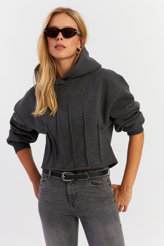 Sweat à capuche - Anthracite