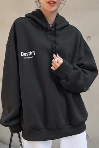 Sweat à capuche - Noir