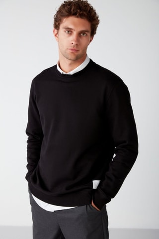 Sweat regular - Preto