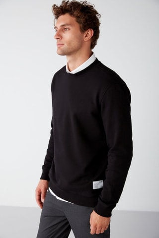 Sweat regular - Preto