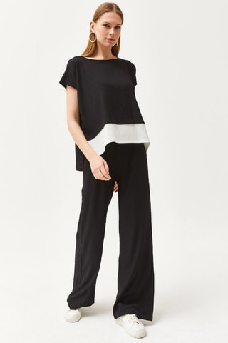 Blouse et pantalon - Noir