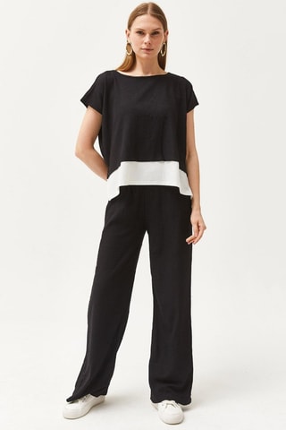 Blouse et pantalon - Noir