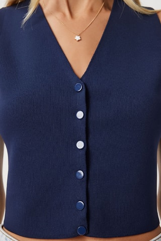 Gilet sans manches - Bleu marine
