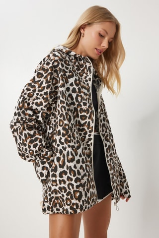 Parka en lin - Blanc