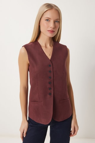 Gilet sans manches - Bordeaux