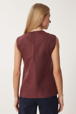 Gilet sans manches - Bordeaux