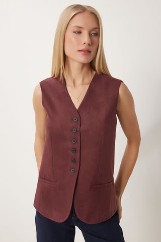 Gilet sans manches - Bordeaux
