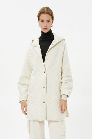 Parka à capuche - Beige