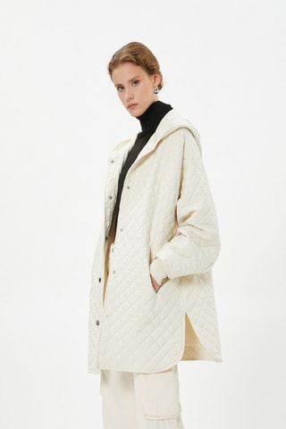 Parka à capuche - Beige