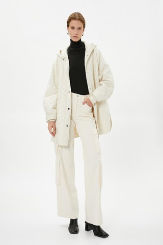 Parka à capuche - Beige