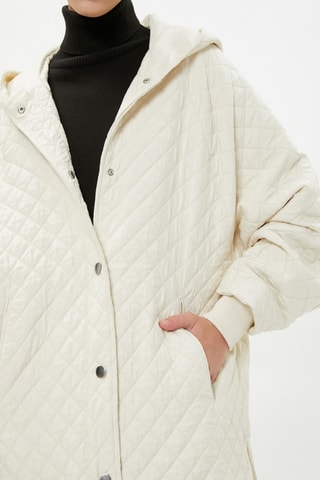 Parka à capuche - Beige